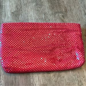 Vintage sequin red bag
